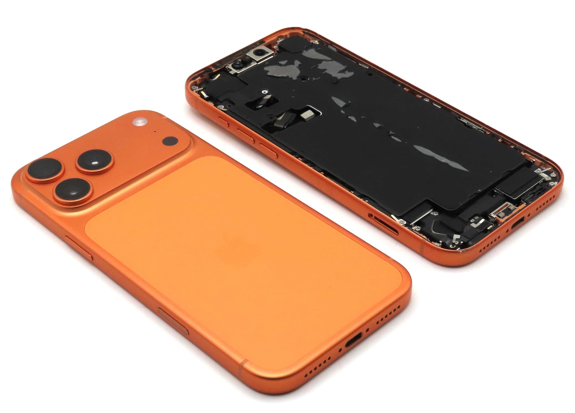 Apple iPhone 17 Pro Max Back / Battery Cover + Small Parts - Cosmic Orange (Pulled - Grade C) - IP17PMBH-OR-C - Apple Replacement Part