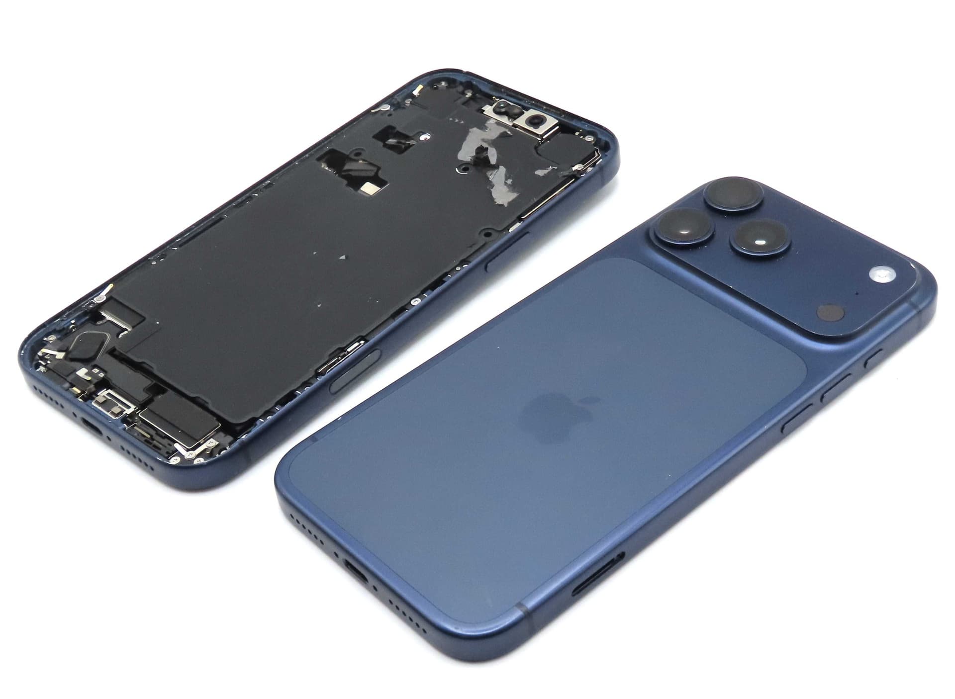 Apple iPhone 17 Pro Max Back / Battery Cover + Small Parts - Deep Blue (Pulled - Grade C) - IP17PMBH-BL-C - Apple Replacement Part