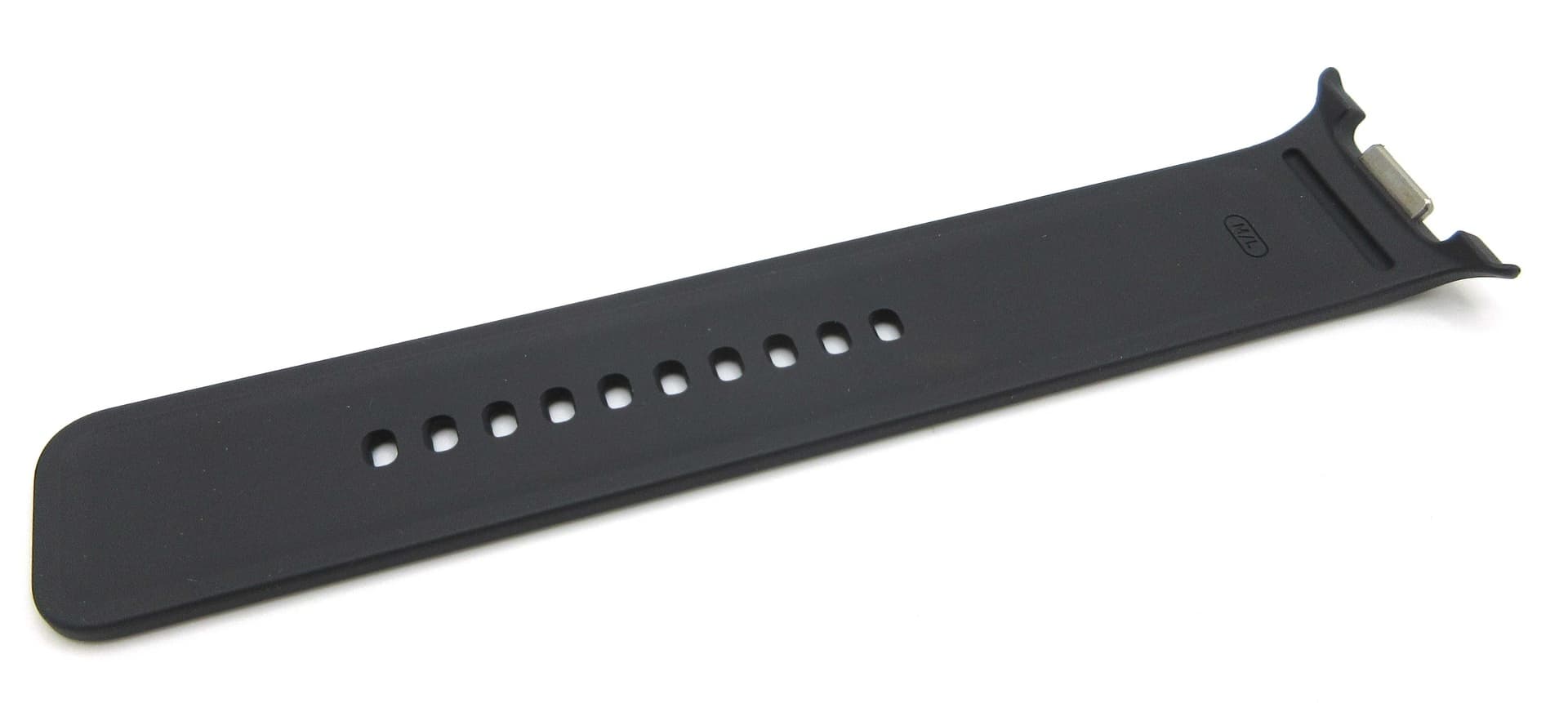 Samsung SM-L350 L355 Galaxy Watch9 44mm (LTE / Bluetooth)  Sport Band Strap (Hole Side Only) (Medium / Large) - Black - GH98-51083A