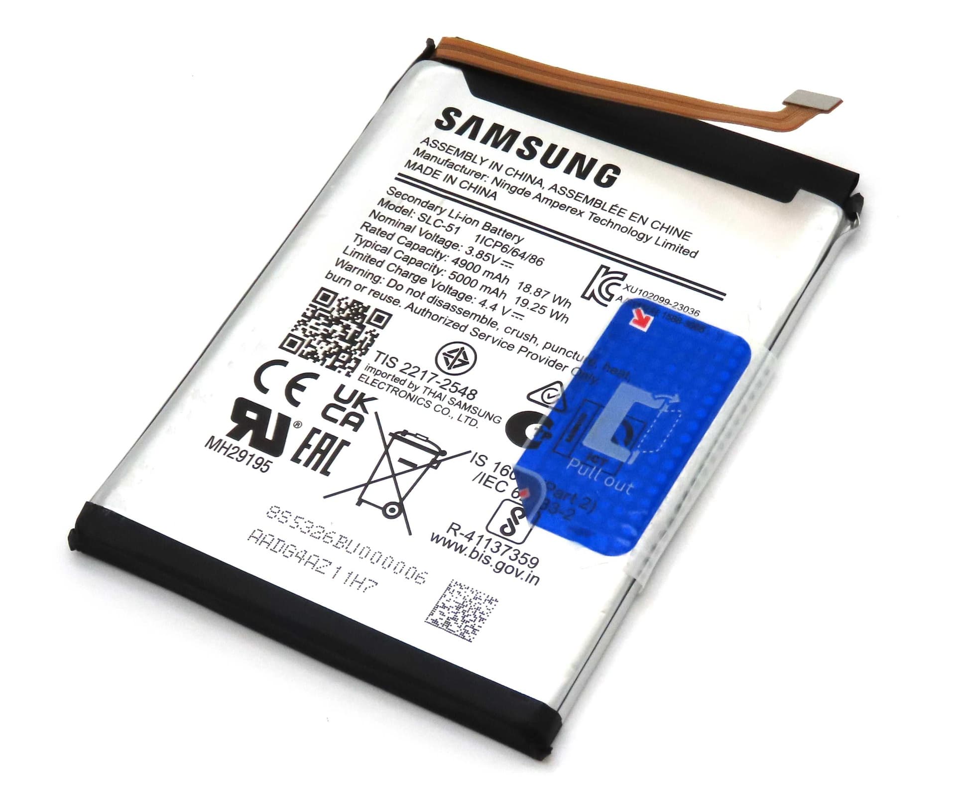 Samsung SM-A057 Galaxy A05s SLC-51 5000mAh Internal Battery (Pulled) - GH81-24363A-A - Samsung Replacement Part