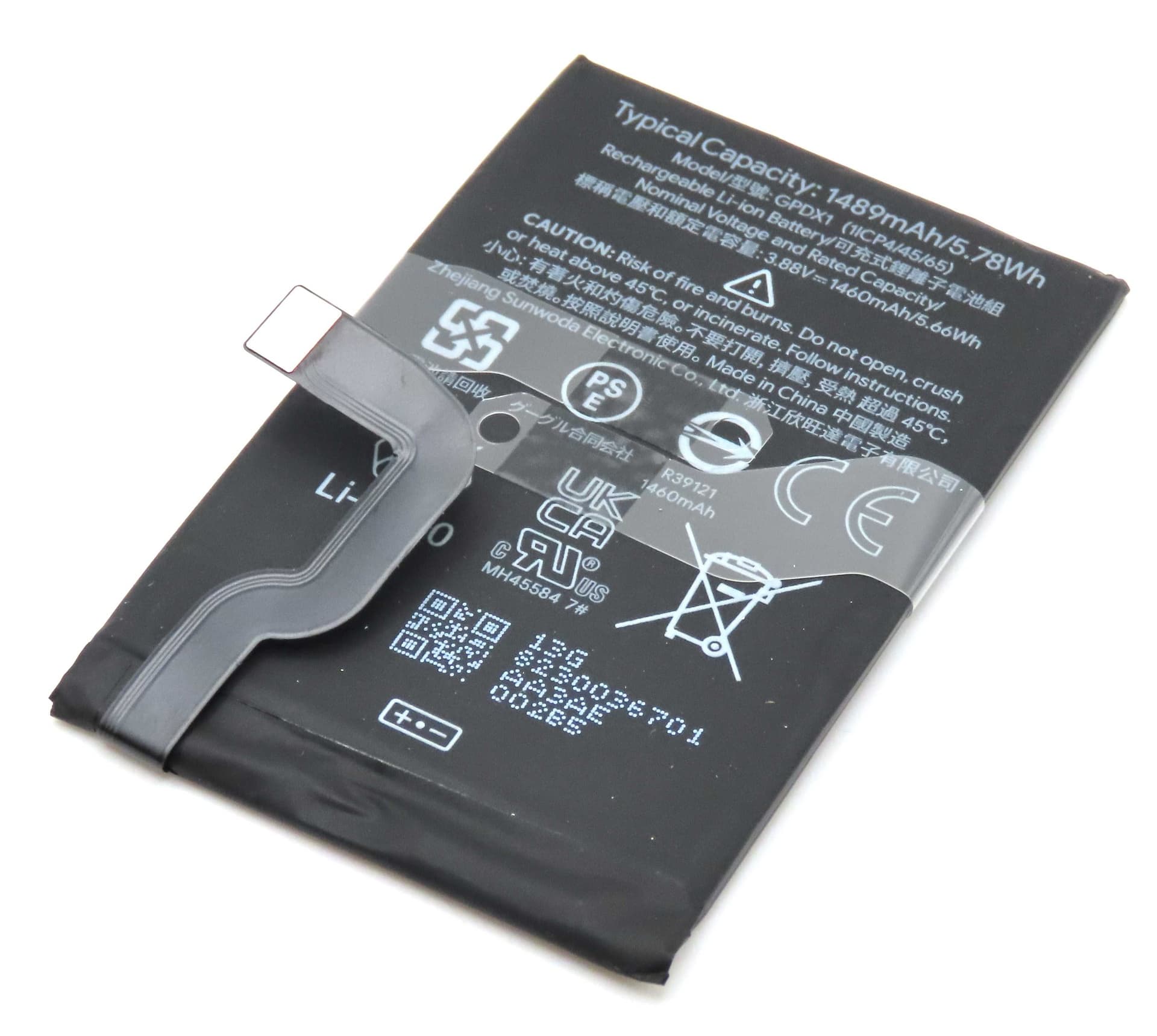 Google Pixel Fold GPDX1 1489mAh Internal Battery (Pulled) - G949-00416-01-A - Google Replacement Part