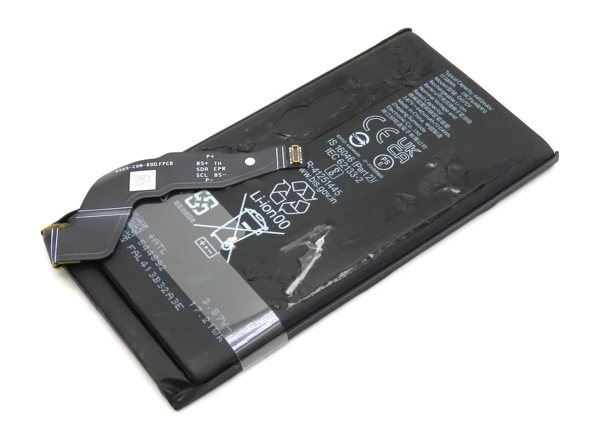 Google Pixel 8a G07DF 4404mAh Internal Battery (Pulled) - G949-01097-00-A - Google Replacement Part