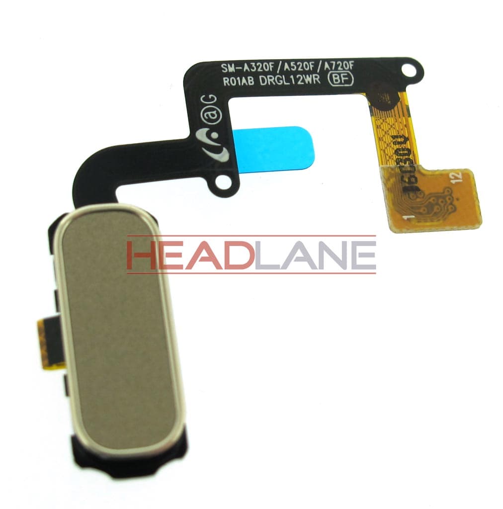 Samsung SM-A520 Galaxy A5 (2017) Home Key Assembly - Gold - GH96-10448B - Samsung Replacement Part