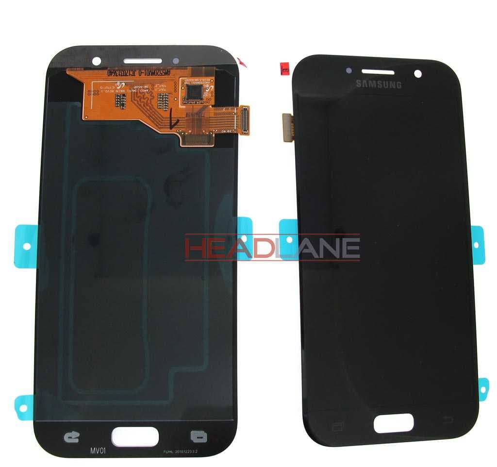 Samsung SM-A520 Galaxy A5 (2017) LCD Display / Screen + Touch - Black - GH97-19733A - Samsung Replacement Part