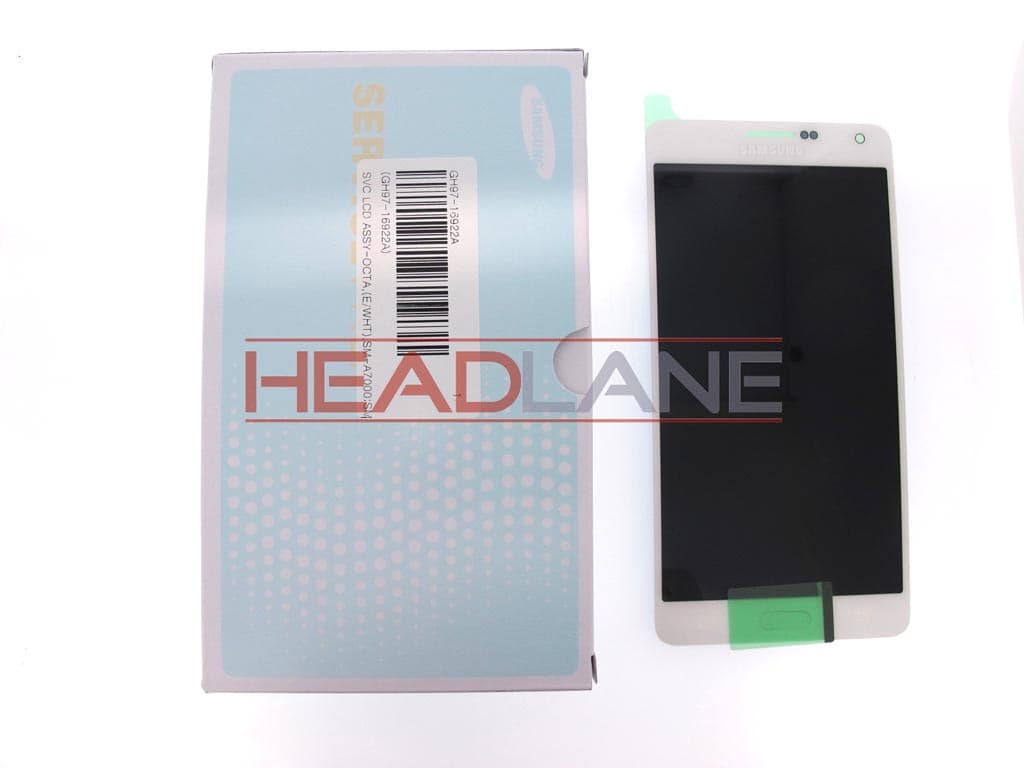 Samsung SM-A700 Galaxy A7 LCD Display / Screen + Touch - White