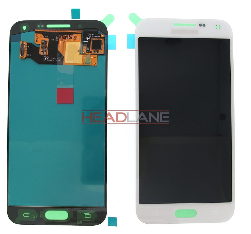 Samsung SM-E500 Galaxy E5 LCD Display / Screen + Touch - White - GH97-16936A - Samsung Replacement Part