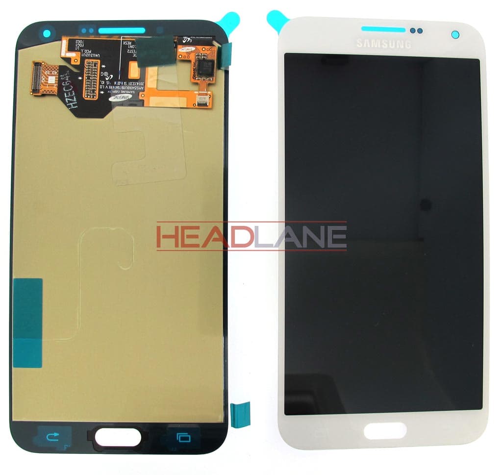 Samsung SM-E700 Galaxy E7 LCD Display / Screen + Touch - White - GH97-17227A - Samsung Replacement Part
