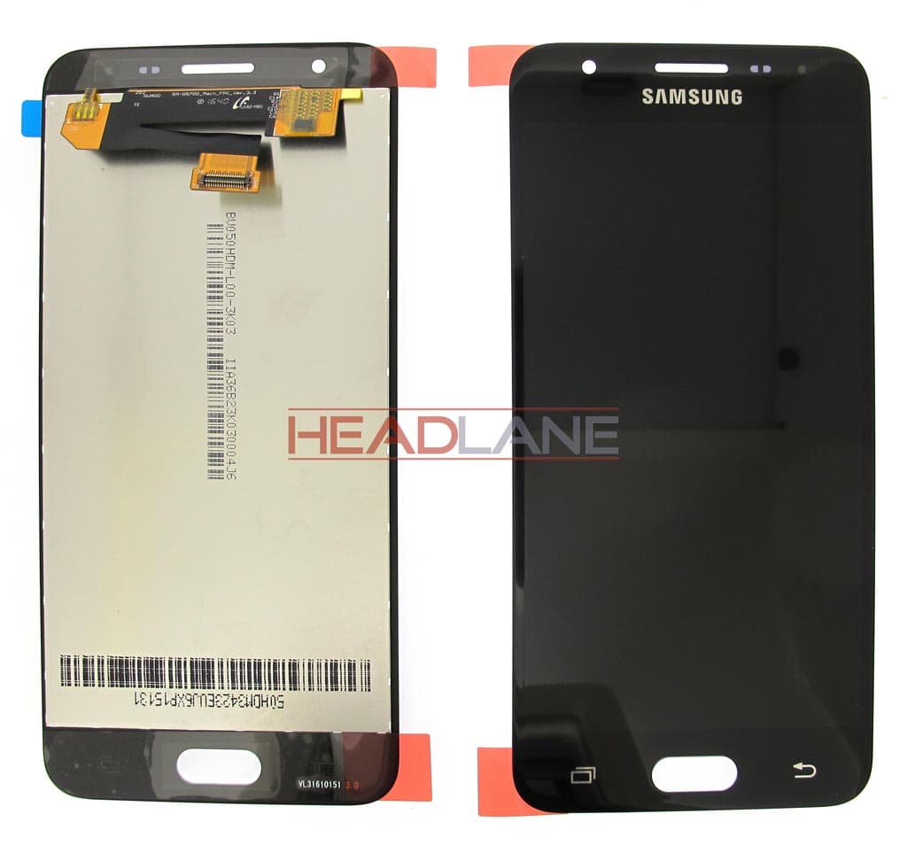 Samsung SM-G570 Galaxy On5 / J5 Prime LCD Display / Screen + Touch - Black - GH96-10325A - Samsung Replacement Part