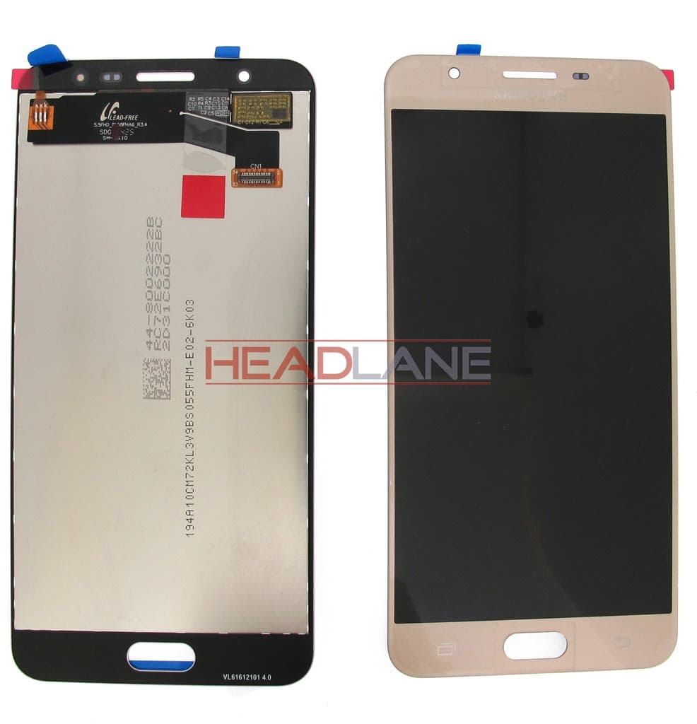 Samsung SM-G610 Galaxy On7 / J7 Prime LCD Display / Screen + Touch - Gold - GH96-10290A - Samsung Replacement Part