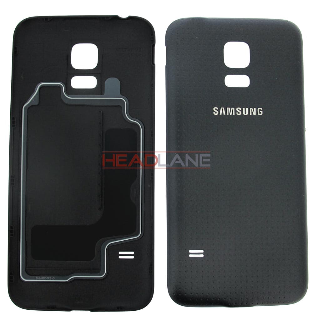 Samsung SM-G800F Galaxy S5 Mini Battery Cover - Black - GH98-31984A - Samsung Replacement Part