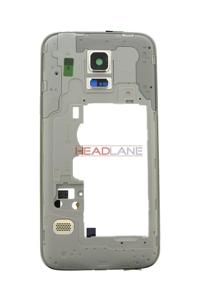 Samsung SM-G800F Galaxy S5 Mini Middle Cover - White - GH96-07531B - Samsung Replacement Part