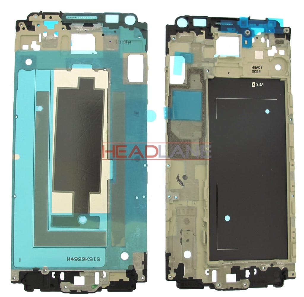 Samsung SM-G850 Galaxy Alpha LCD Assembly Bracket - Gold - GH98-33602B - Samsung Replacement Part