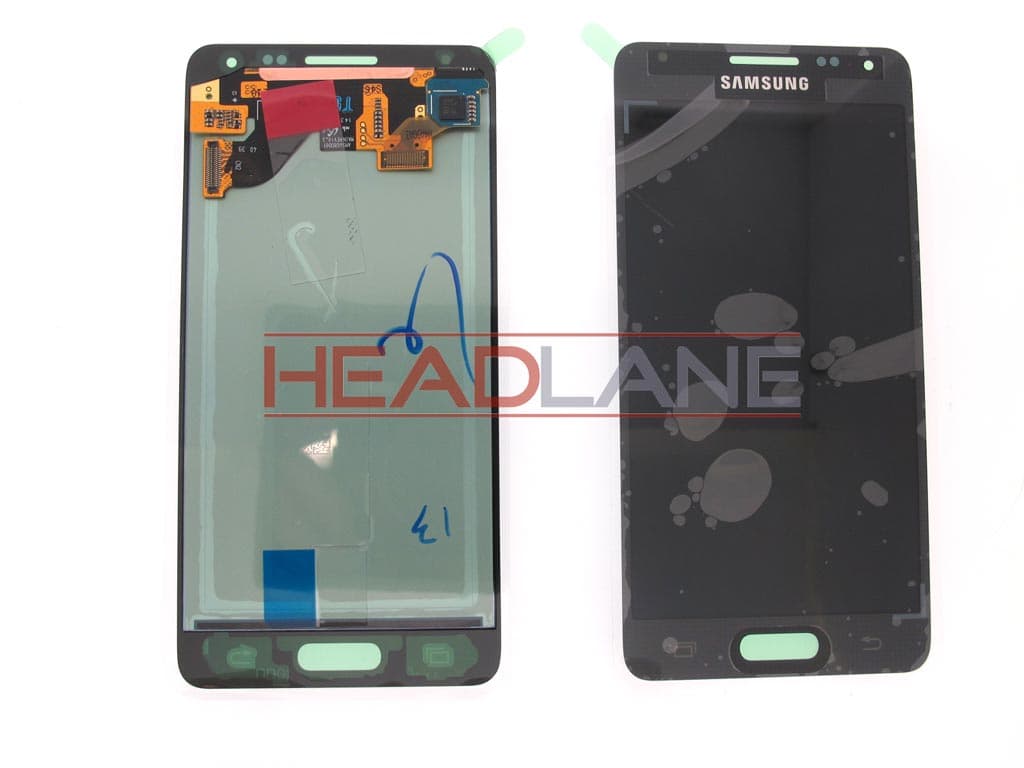 Samsung SM-G850 Galaxy Alpha LCD Display / Screen + Touch - Black - GH97-16386A - Samsung Replacement Part