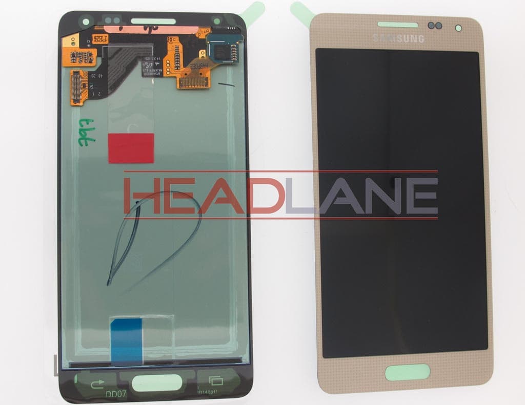 Samsung SM-G850 Galaxy Alpha LCD Display / Screen + Touch - Gold - GH97-16386B - Samsung Replacement Part