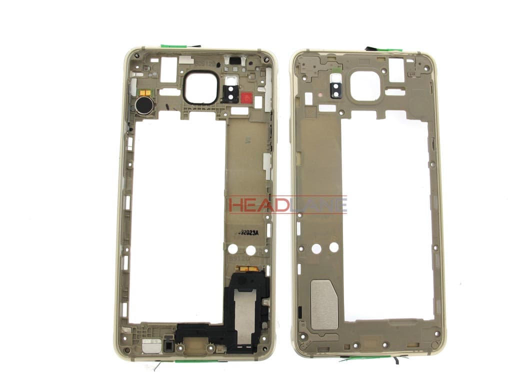 Samsung SM-G850 Galaxy Alpha Middle Cover / Chassis - Gold - GH96-07649B - Samsung Replacement Part