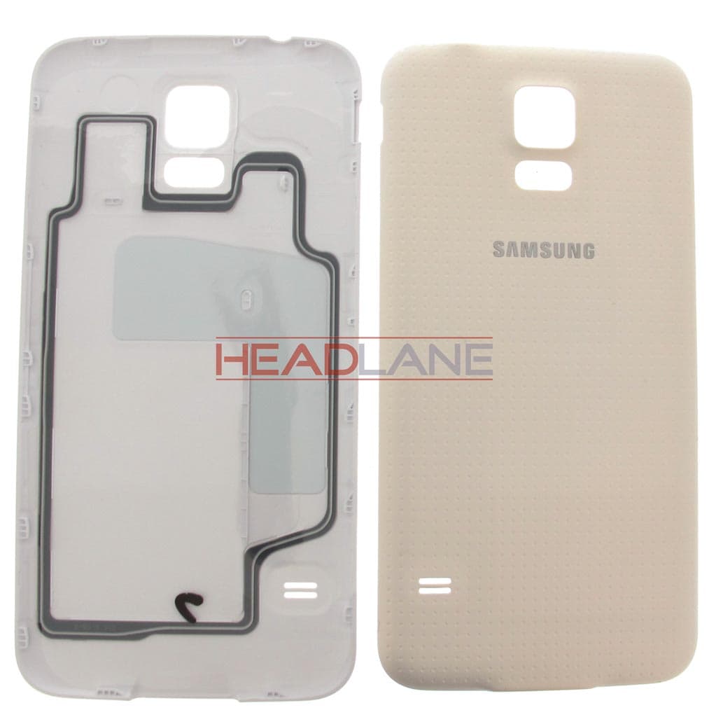 Samsung SM-G900 Galaxy S5 Battery Cover - White - GH98-32016A - Samsung Replacement Part