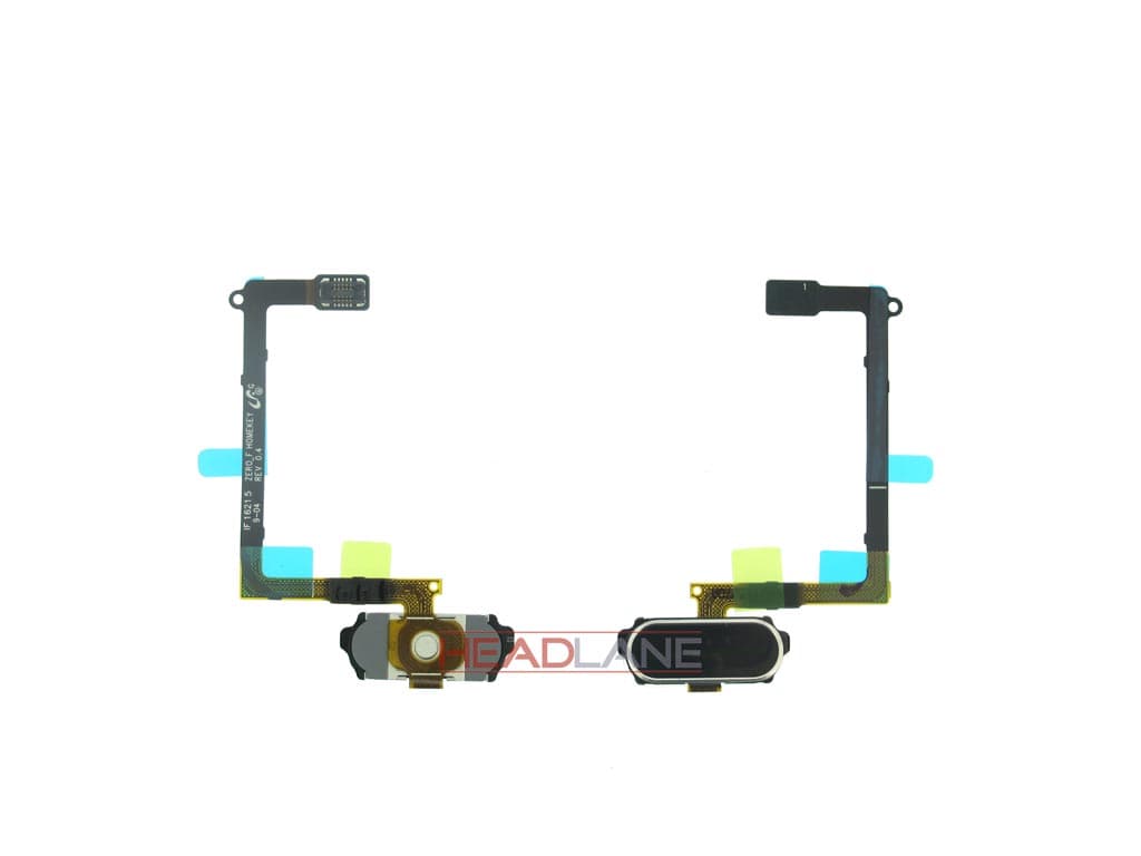 Samsung SM-G920F Galaxy S6 Home Key Flex - Black - GH96-08166B - Samsung Replacement Part