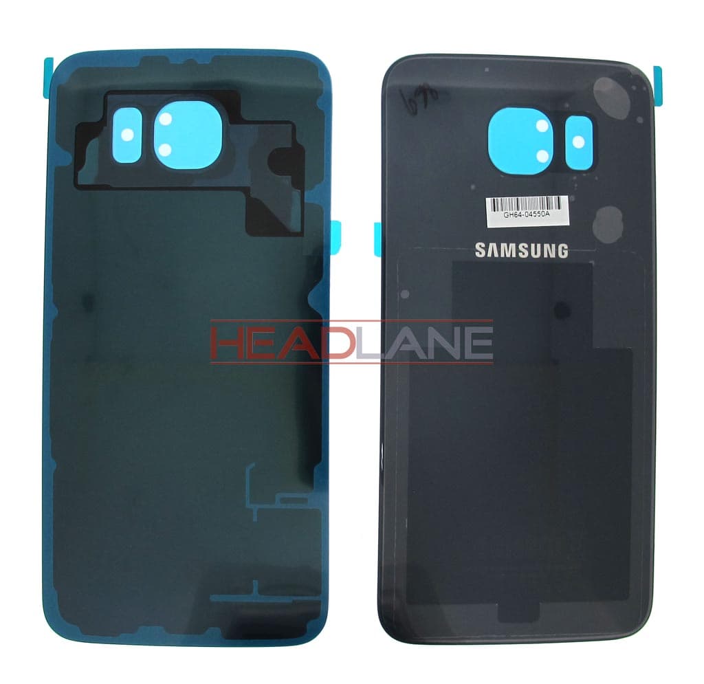 Samsung SM-G920 Galaxy S6 Battery Cover - Black - GH82-09825A