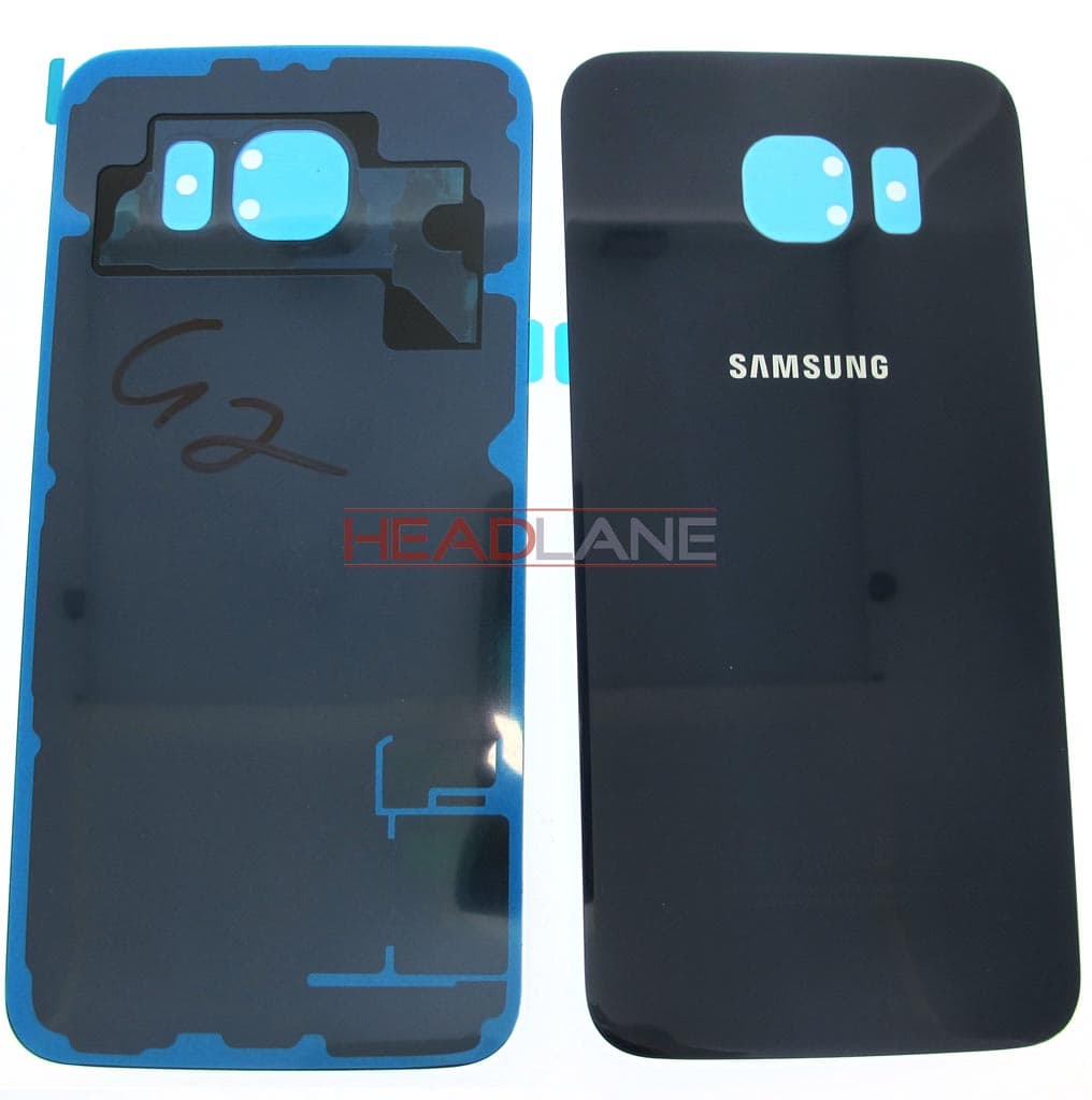 Samsung SM-G920 Galaxy S6 Battery Cover - Black - GH82-09548A - Samsung Replacement Part