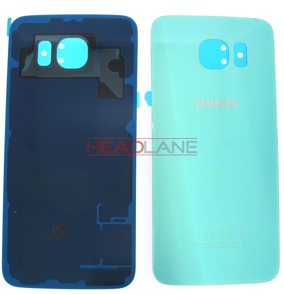 Samsung SM-G920 Galaxy S6 Battery Cover - Blue - GH82-09825D - Samsung Replacement Part