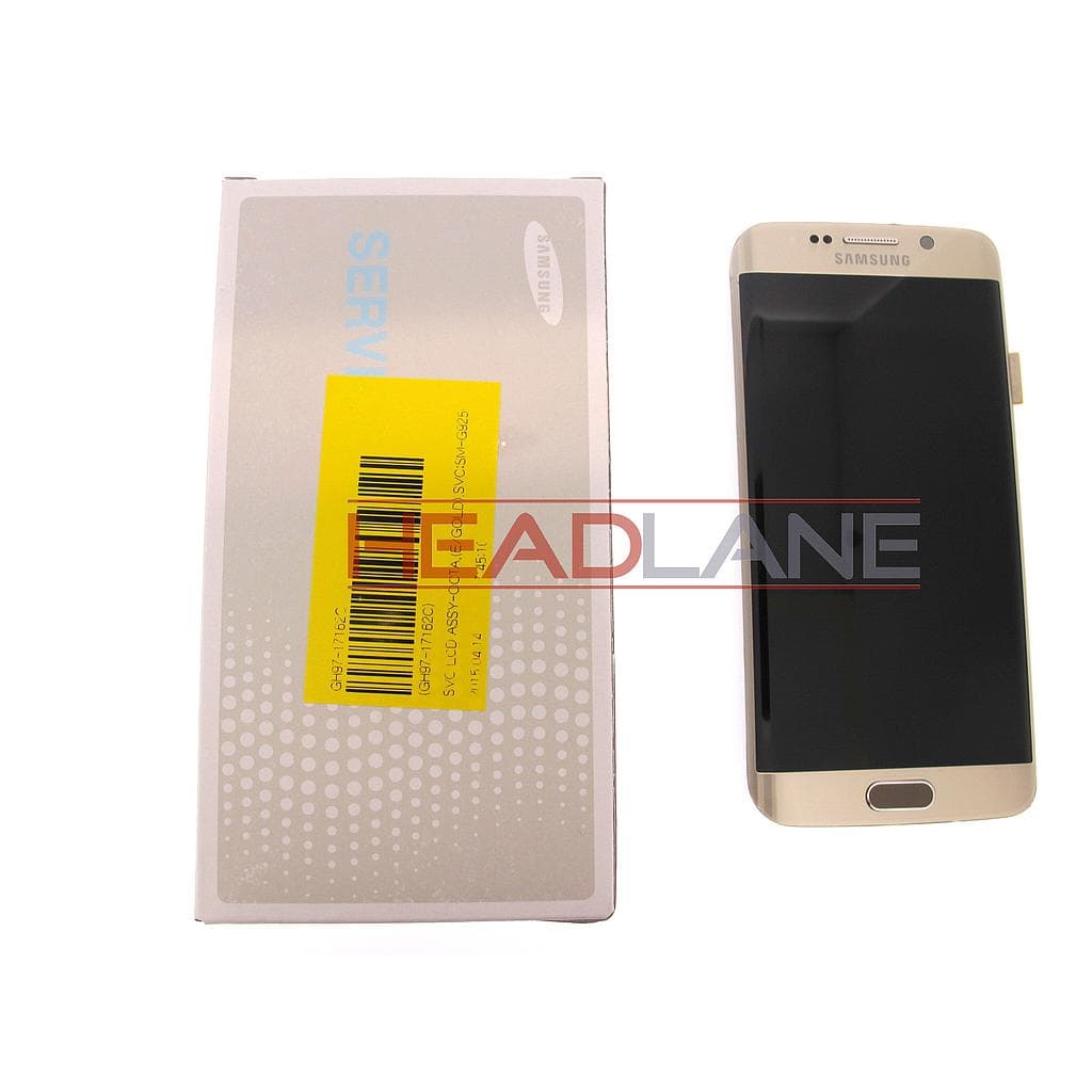 Samsung SM-G925F Galaxy S6 Edge LCD Display / Screen + Touch - Gold - GH97-17162C - Samsung Replacement Part