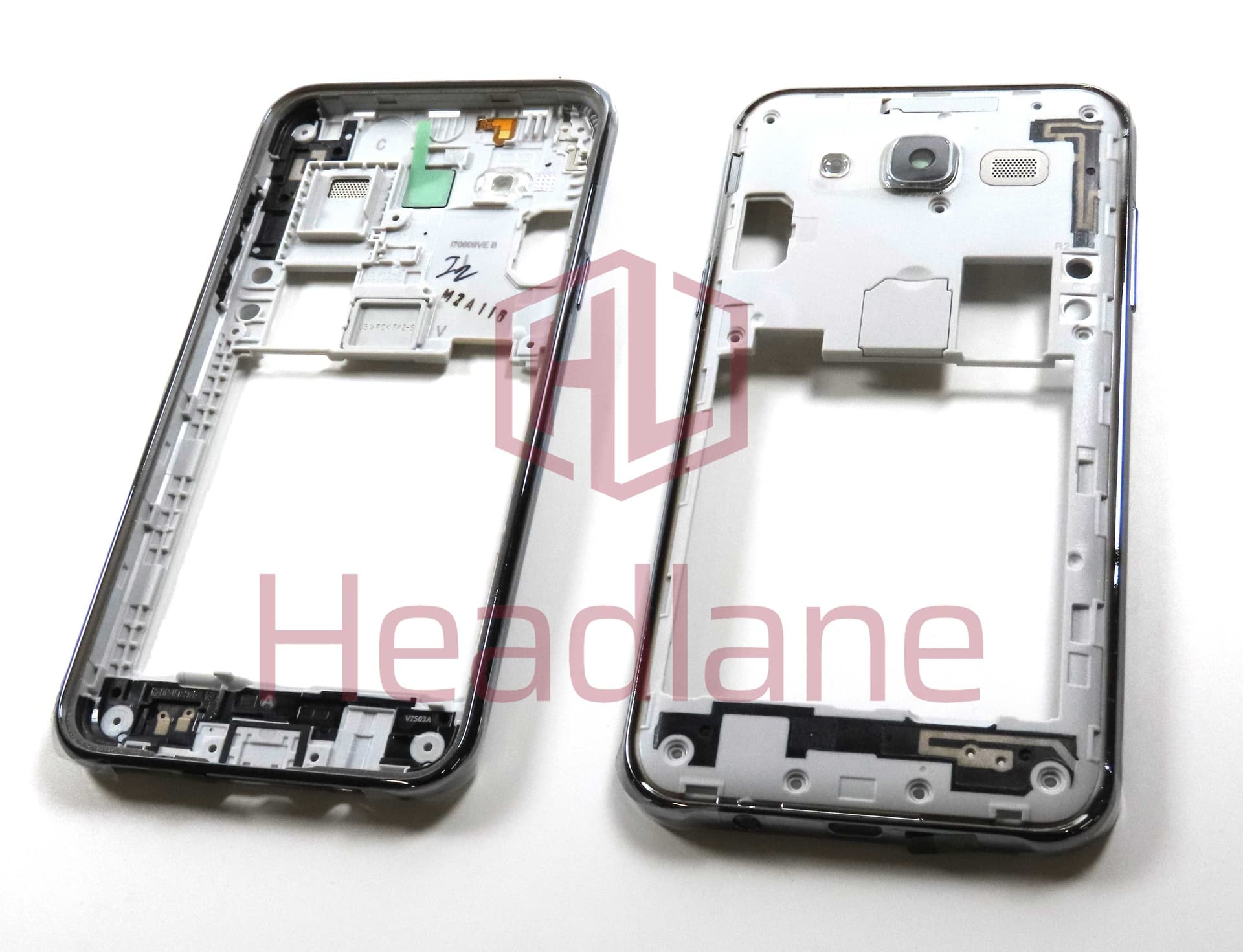 Samsung SM-J500 Galaxy J5 Middle Cover / Chassis - Black - GH98-37586C - Samsung Replacement Part