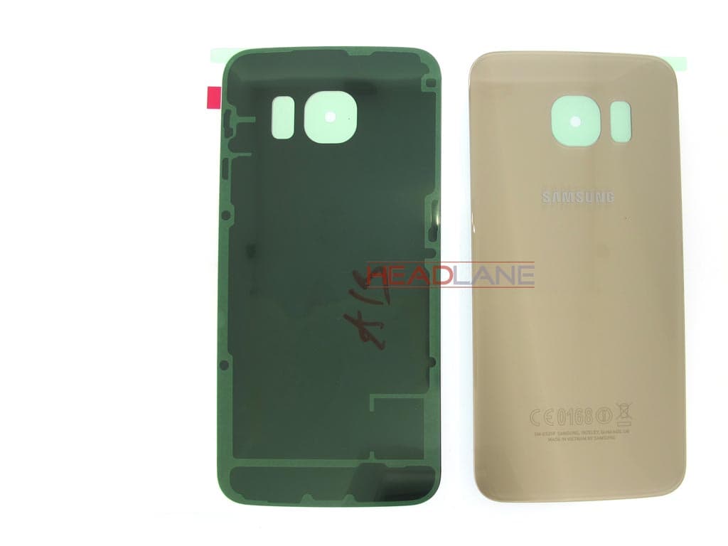 Samsung SM-G925 Galaxy S6 Edge Battery Cover - Gold - GH82-09602C - Samsung Replacement Part