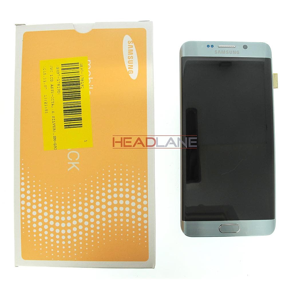 Samsung SM-G928F Galaxy S6 Edge+ LCD Display / Screen + Touch - Silver - GH97-17819D - Samsung Replacement Part