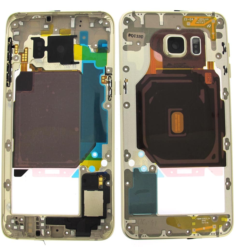 Samsung SM-G928F Galaxy S6 Edge+ Middle Cover - Gold - GH96-09079A - Samsung Replacement Part