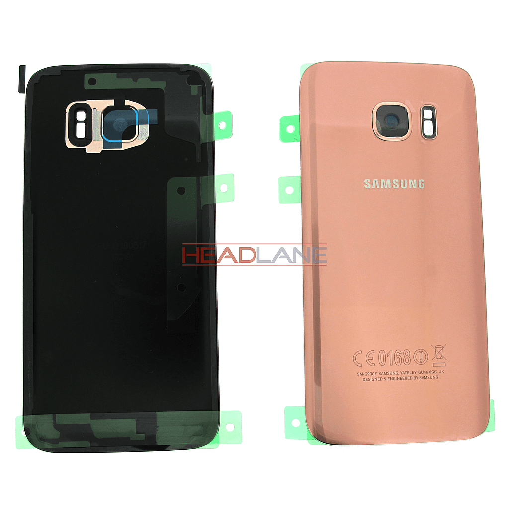 Samsung SM-G930F Galaxy S7 Battery Cover - Pink Gold - GH82-11384E - Samsung Replacement Part