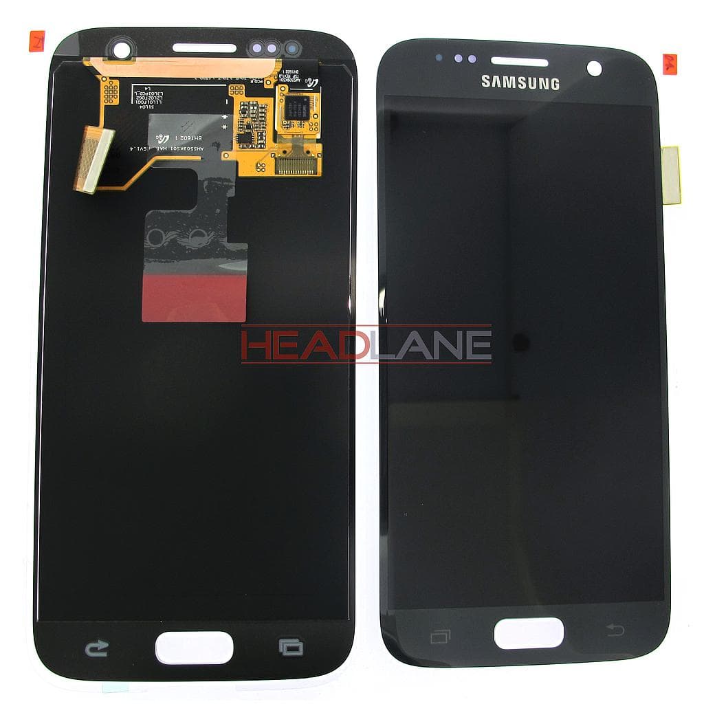 Samsung SM-G930F Galaxy S7 LCD Display / Screen + Touch - Black - GH97-18523A - Samsung Replacement Part