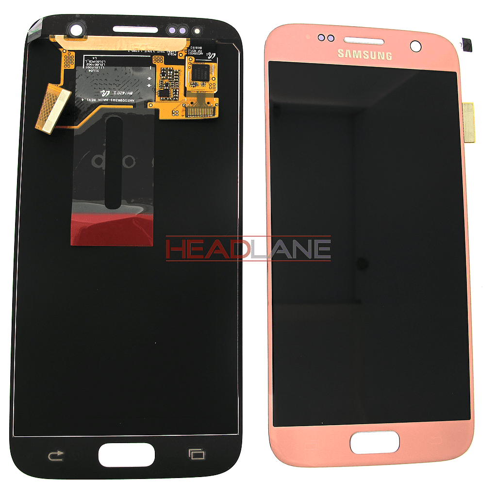 Samsung SM-G930F Galaxy S7 LCD Display / Screen + Touch - Pink Gold - GH97-18523E - Samsung Replacement Part