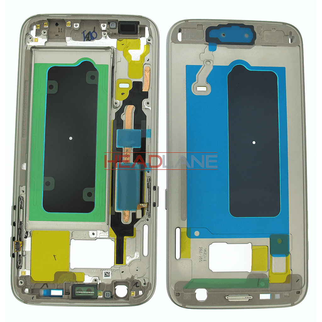 Samsung SM-G930F Galaxy S7 Middle Cover / Chassis - Gold - GH96-09788C - Samsung Replacement Part