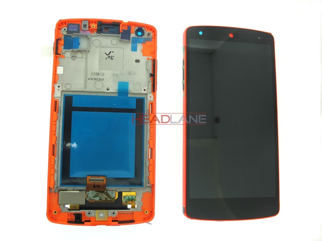 LG D820 D821 Nexus 5 LCD Display / Screen + Touch - Red - ACQ86661403 - LG Replacement Part
