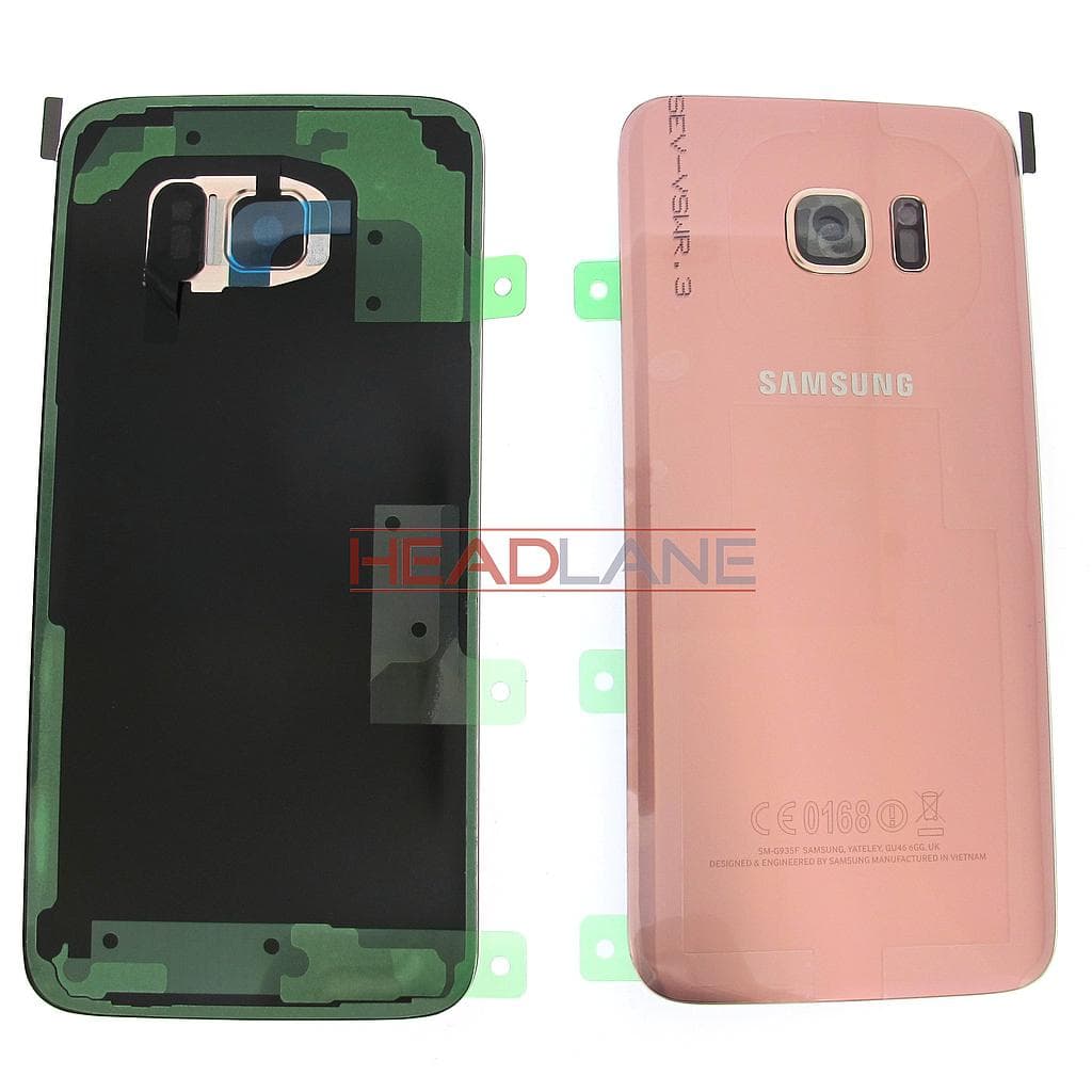 Samsung SM-G935F Galaxy S7 Edge Battery Cover - Pink Gold