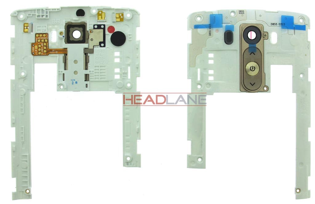 LG D850 D855 G3 Camera Lens + Rear Button - Gold - ACQ87172303 - LG Replacement Part
