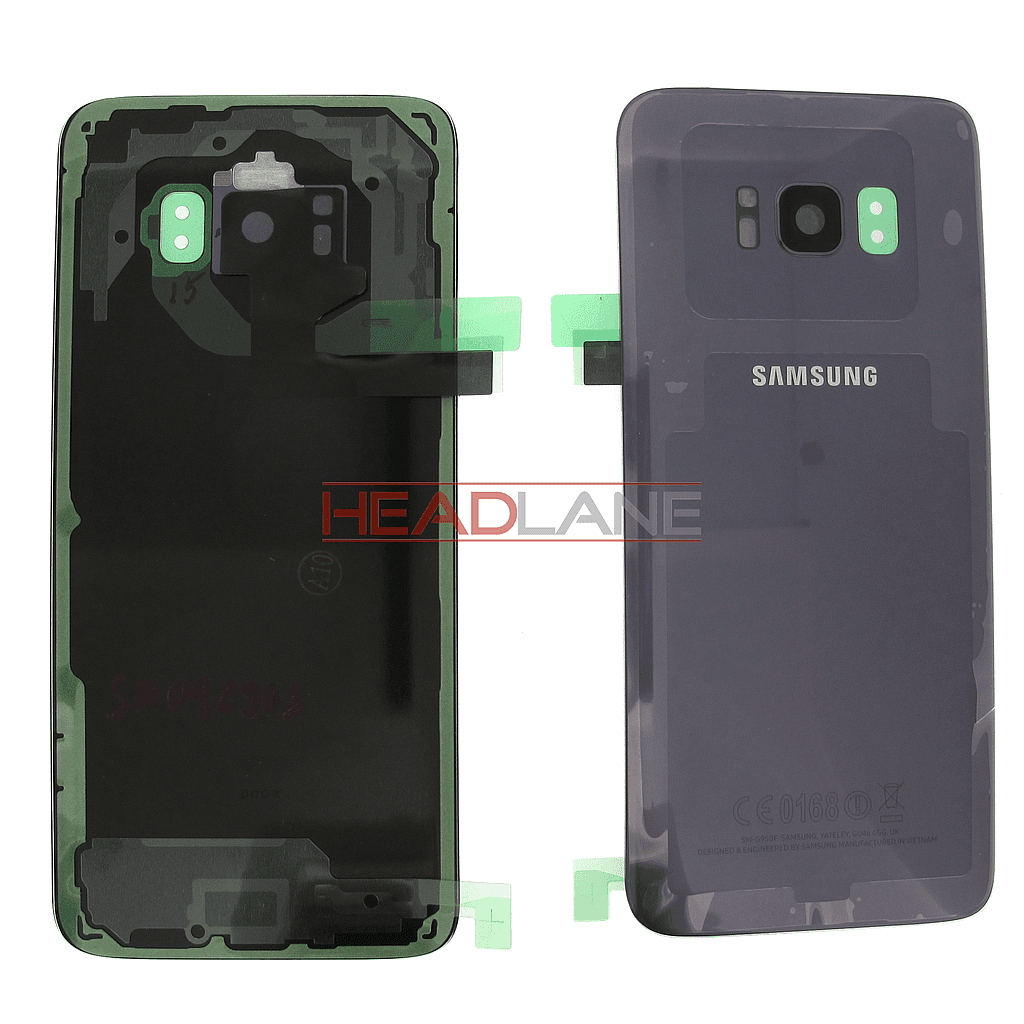 Samsung SM-G950 Galaxy S8 Battery Cover - Orchid Grey - GH82-13962C - Samsung Replacement Part