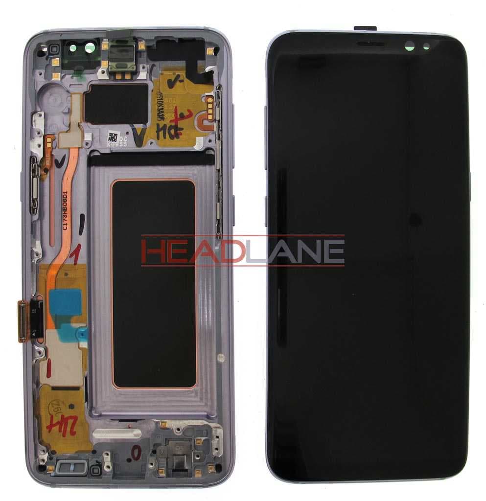 Samsung SM-G950 Galaxy S8 LCD Display / Screen + Touch - Orchid Grey - GH97-20473C - Samsung Replacement Part
