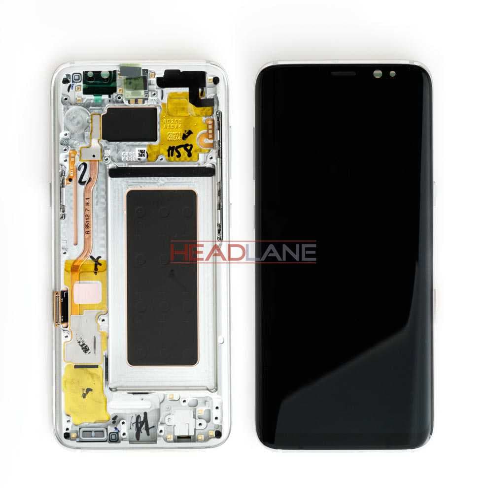 Samsung SM-G950 Galaxy S8 LCD Display / Screen + Touch - Silver - GH97-20457B - Samsung Replacement Part