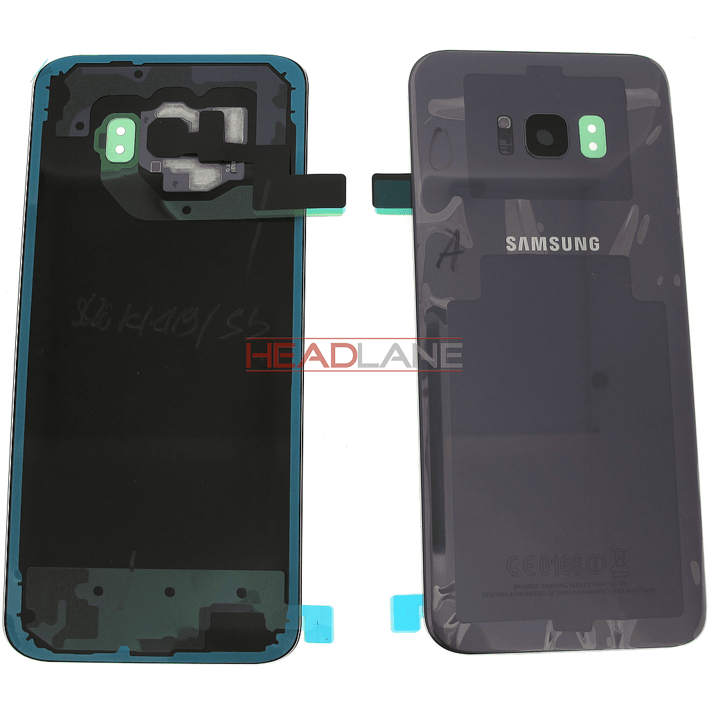 Samsung SM-G955 Galaxy S8+ Battery Cover - Silver - GH82-14015B - Samsung Replacement Part