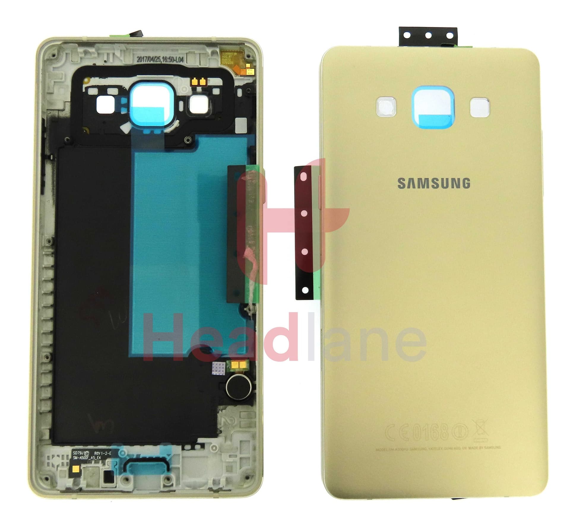 Samsung SM-A500 Galaxy A5 Back / Battery Cover - Gold - GH96-08241F - Samsung Replacement Part