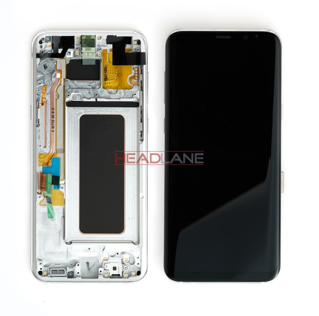 Samsung SM-G955 Galaxy S8+ LCD Display / Screen + Touch - Silver - GH97-20564B - Samsung Replacement Part