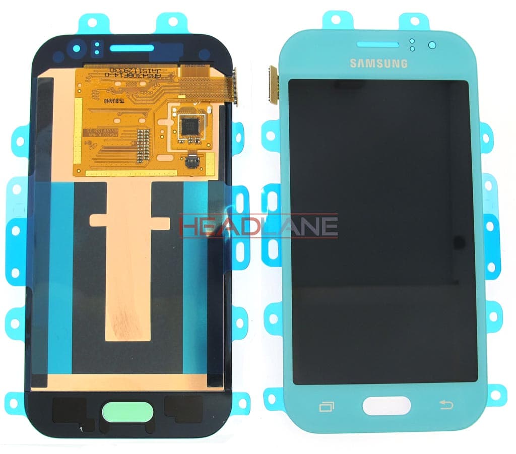 Samsung SM-J110 Galaxy J1 Ace LCD Display / Screen + Touch - Blue - GH97-17843C - Samsung Replacement Part