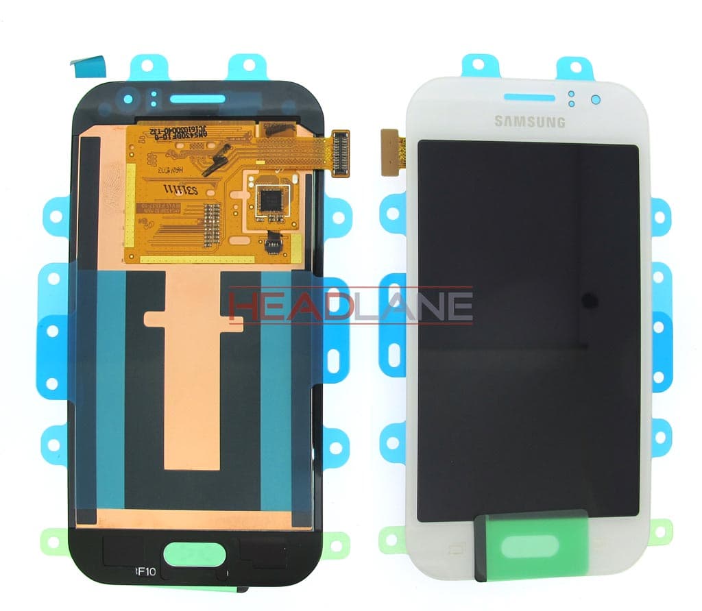 Samsung SM-J110 Galaxy J1 Ace LCD Display / Screen + Touch - White - GH97-17843A - Samsung Replacement Part