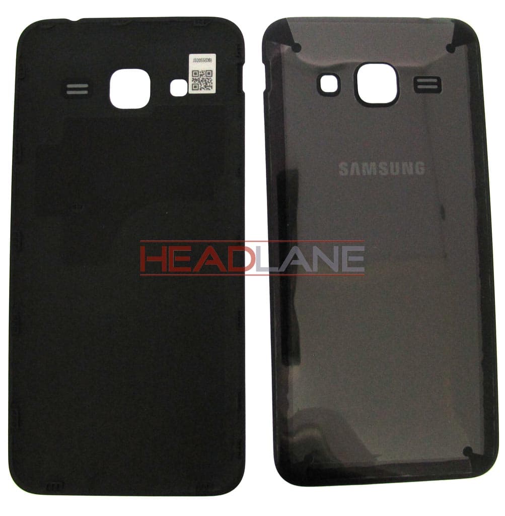 Samsung SM-J320F Galaxy J3 (2016) Battery Cover - Black - GH98-39052C - Samsung Replacement Part