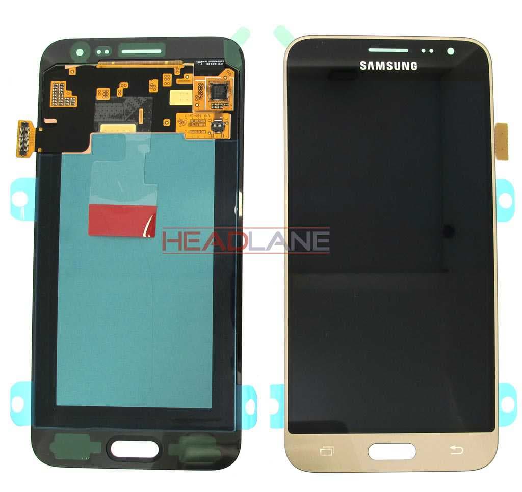 Samsung SM-J320F Galaxy J3 (2016) LCD Display / Screen + Touch - Gold - GH97-18414B - Samsung Replacement Part