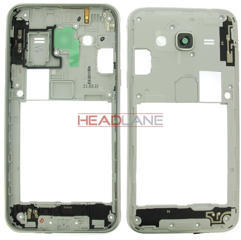 Samsung SM-J320F Galaxy J3 (2016) Middle Cover - White - GH98-39054A - Samsung Replacement Part