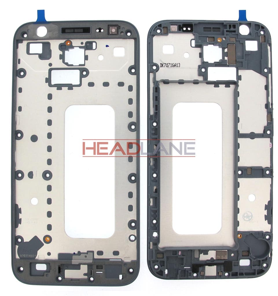 Samsung SM-J330 Galaxy J3 (2017) Front Case - Silver - GH98-41911B - Samsung Replacement Part