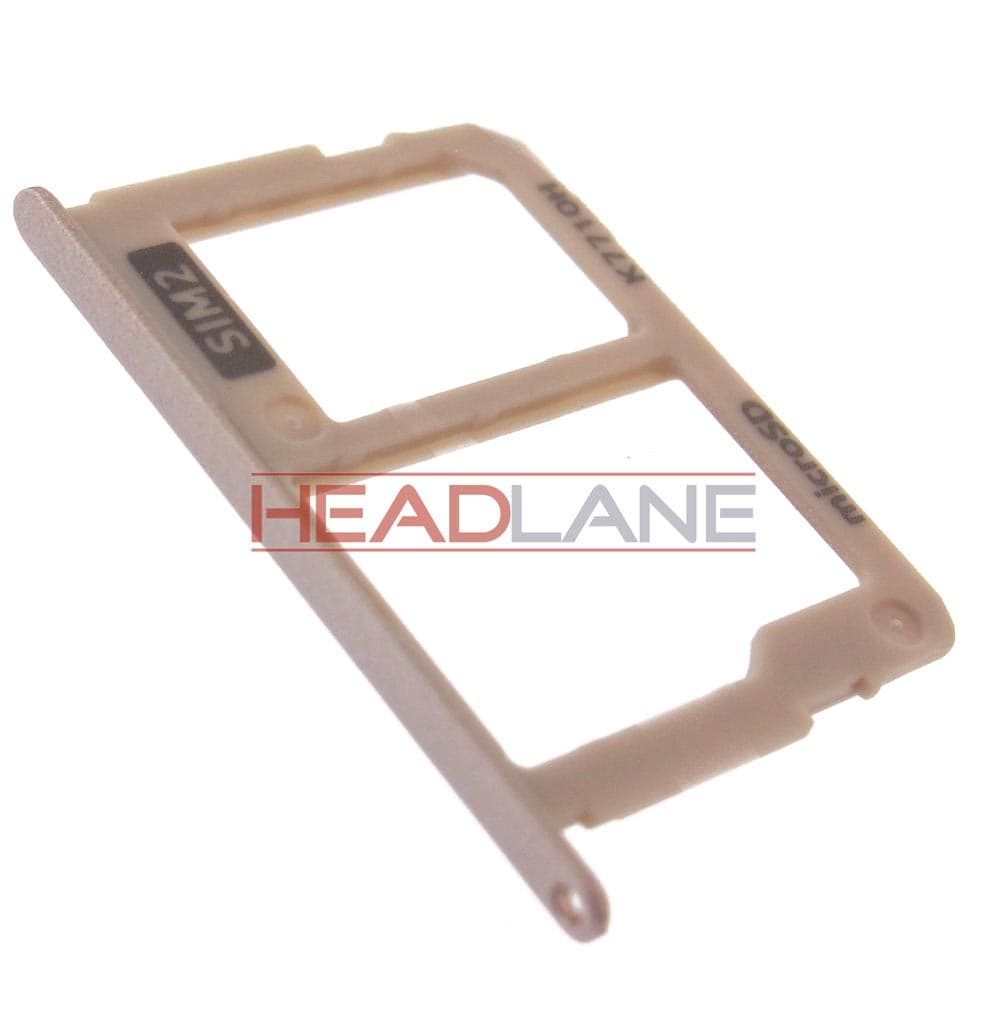 Samsung SM-J330 Galaxy J3 (2017) SIM Tray (Dual SIM)- Gold - GH61-12704C - Samsung Replacement Part