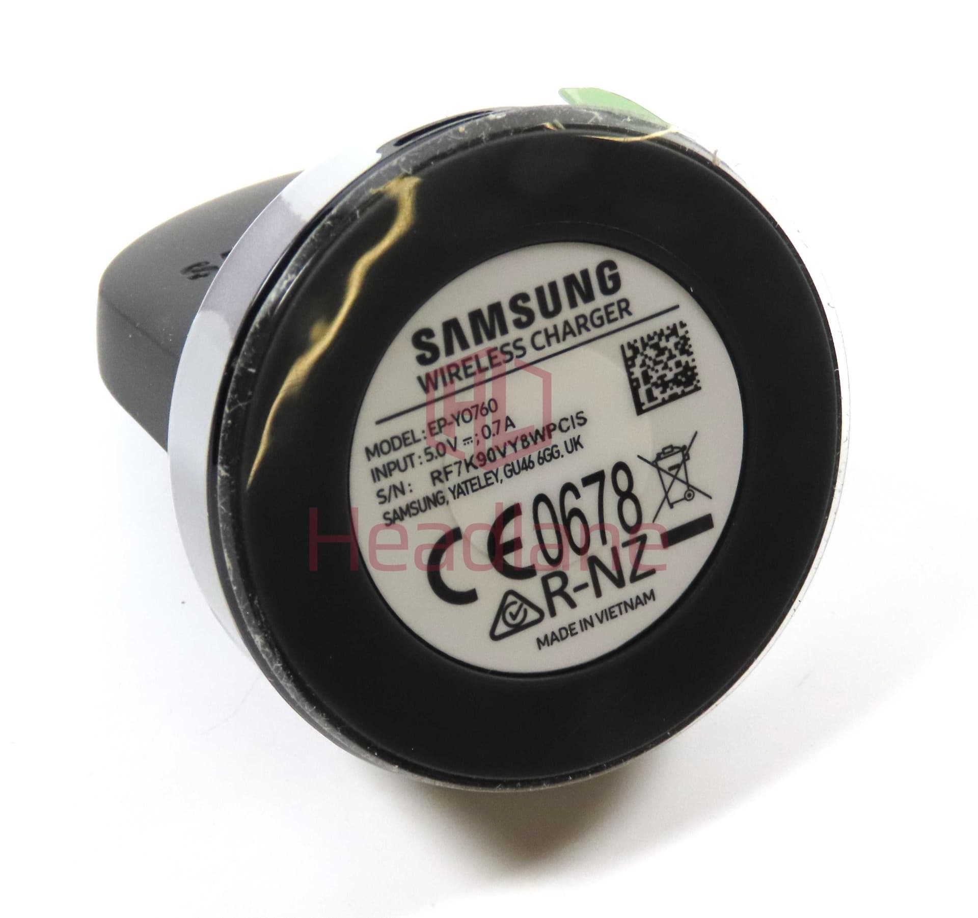 Samsung SM-R760 R770 Gear S3 / Classic  EP-YO760 Charger - Black - GH98-40988A - Samsung Replacement Part